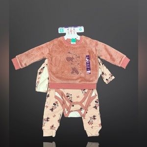 Disney Baby -Mini Mouse Theme Plush 4 Piece Set NWT 24 Months